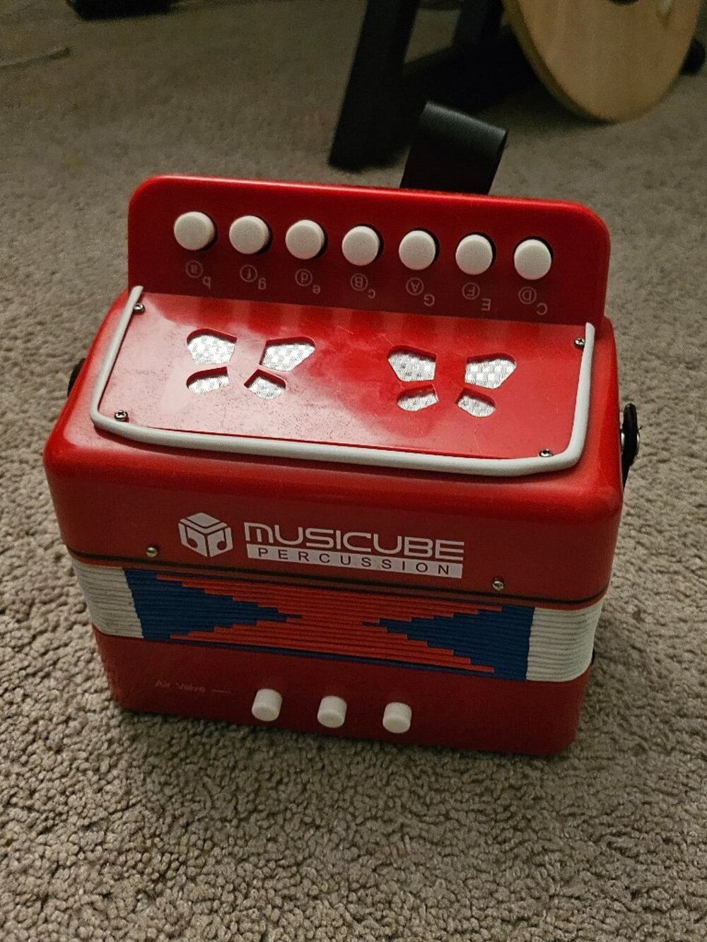 Musicube Percussion 10-key Accordion